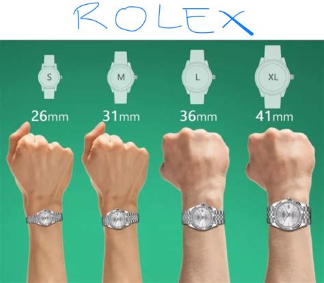 ladies rolex watch face size|Rolex case size chart.